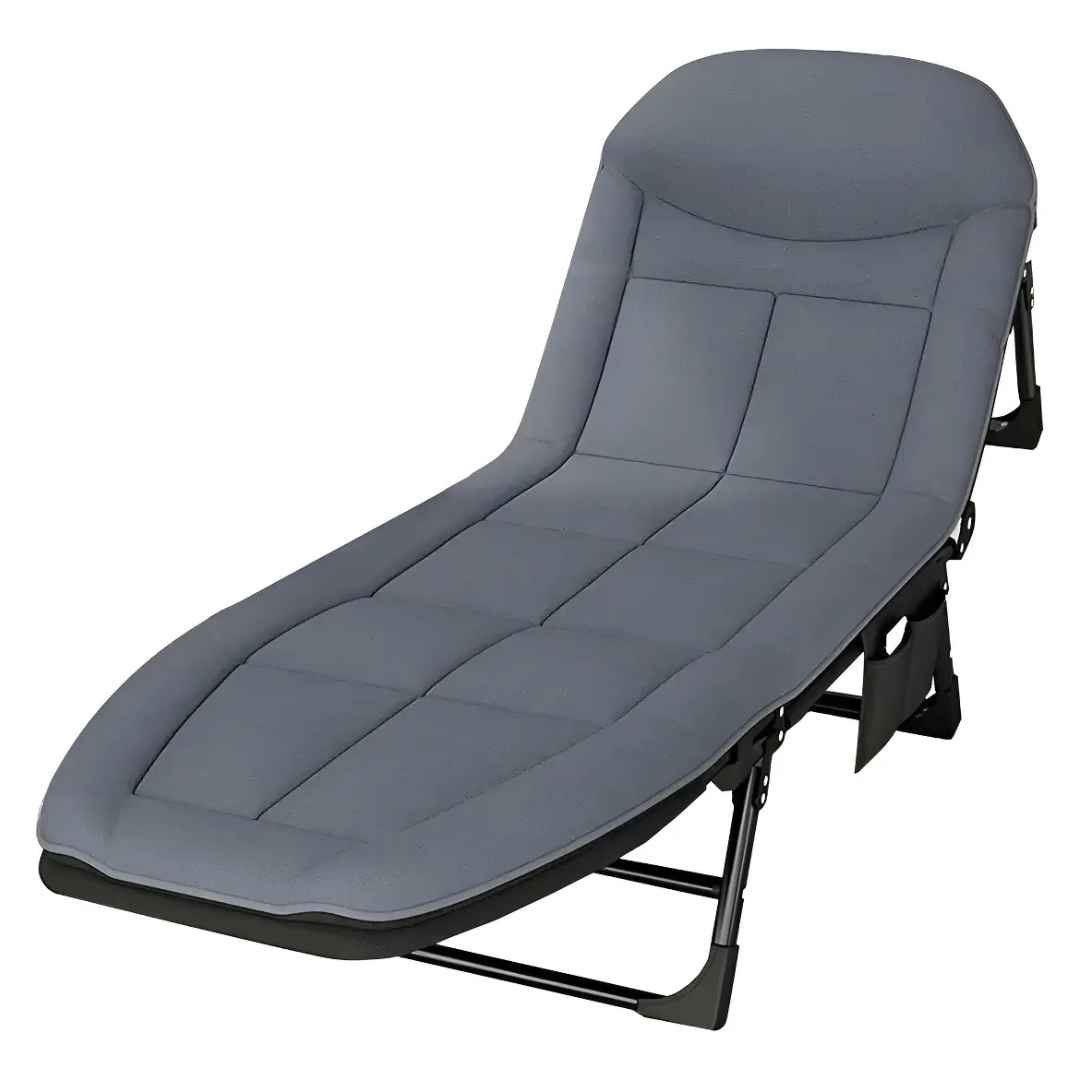 Catre De Campaña Silla Cama De Camping Plegable Portatil
