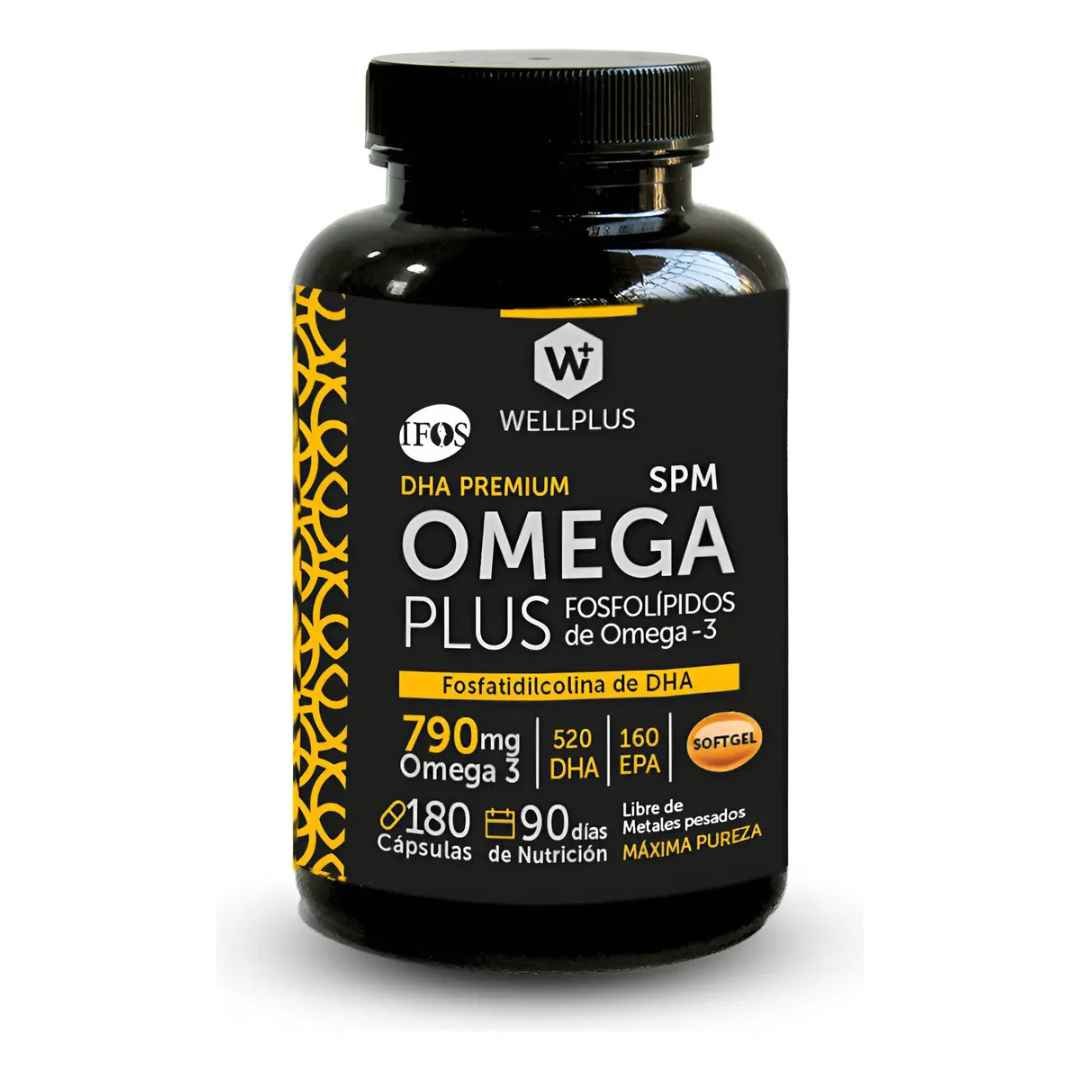 Omega Plus 790 Mg 180 Capsulas Wellplus