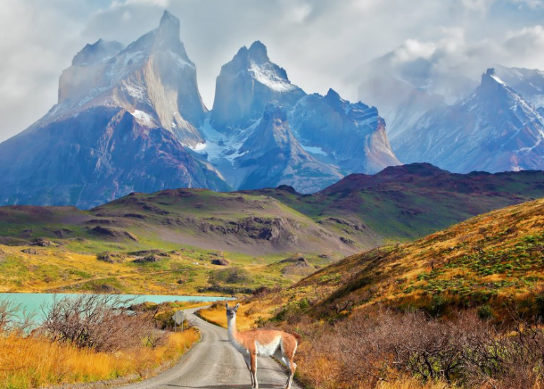 torres del paine national park mountains